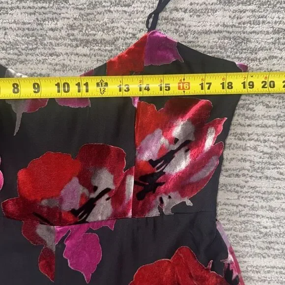 NWT Hutch Nalini Jumpsuit Floral Velvet Size 14